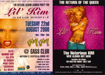 Lil Kim Album Launch Party @ Gass Club, London