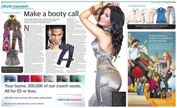 Metro Newspaper Style Feature "Make a booty call"