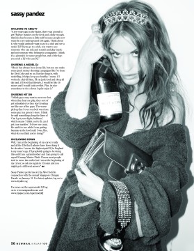 Sassy Pandez (New Man Magazine Cover Story)