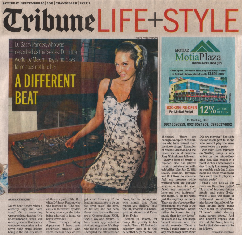 Sassy Pandez (Tribune Life+Style) A Different Beat